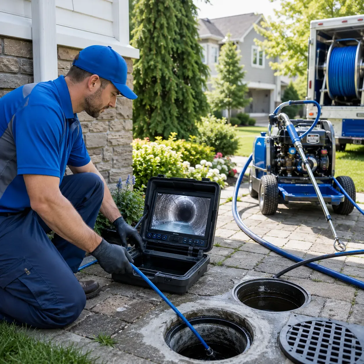 Outdoor drain cleaning professionals serving Wonewoc, WI